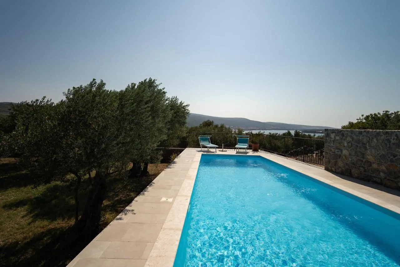 Villa With A Beautiful Sea View Near The Beach - By Traveler Tourist Agency Krk Id 2175 Kornic Croatia